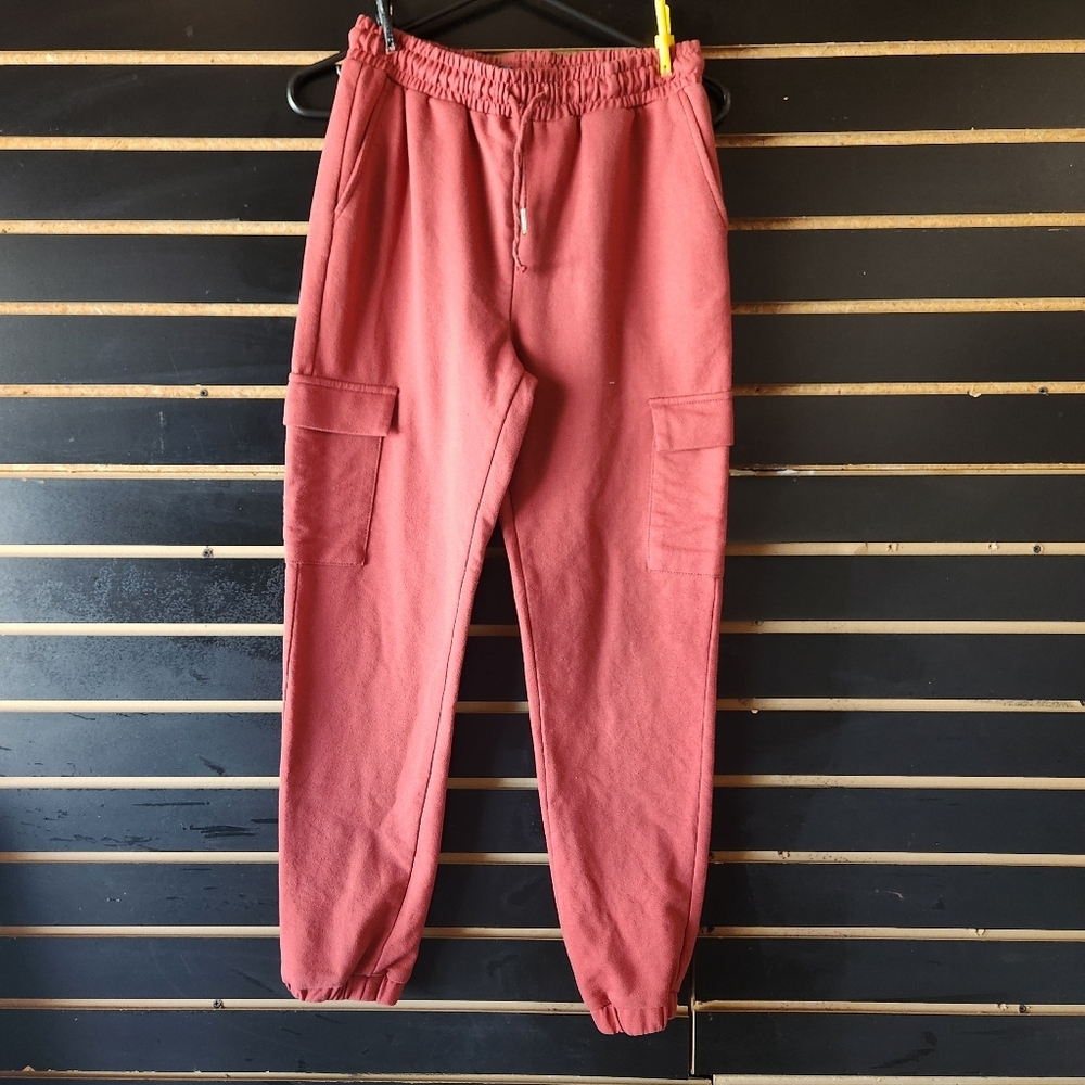 Love Tree Rust Solid Color Pants Size Small - Picture 3 of 7